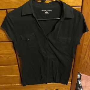 Short Sleeve Quarter Button